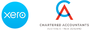 Xero and Chartered Accountant logos